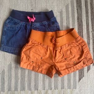 pair of pull-on shorts